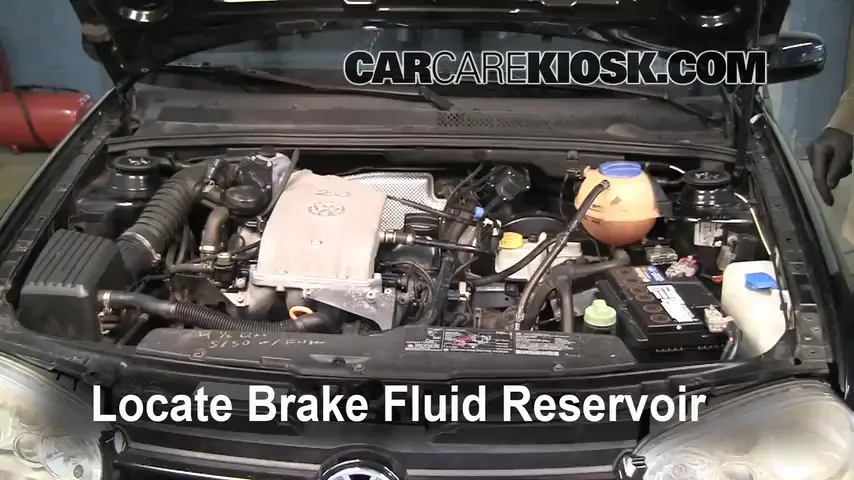 2002 Volkswagen Cabrio GLX 2.0L 4 Cyl. Brake Fluid
